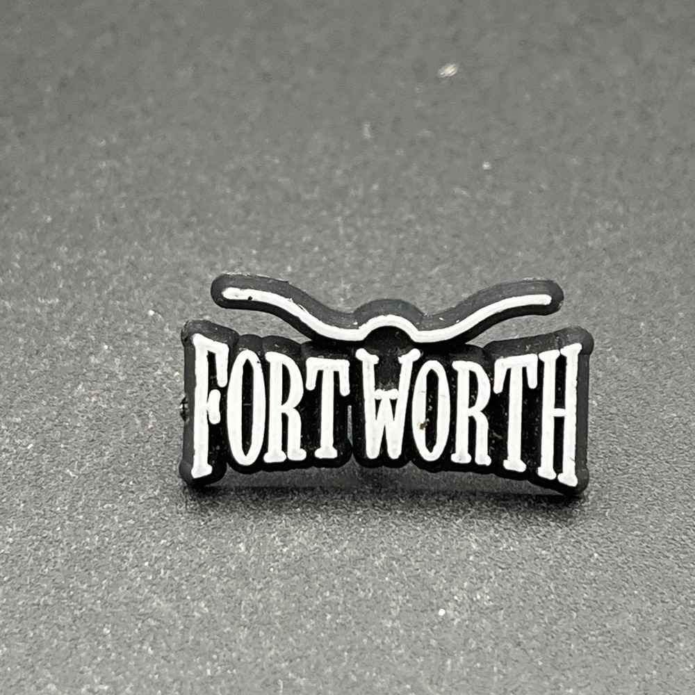 Fort Worth Texas Plastic Lapel Hat Pin
